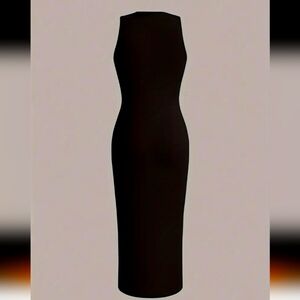 Elegant Black Sleeveless Dress